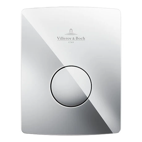 Villeroy and Boch ViConnect Chrome Urinal Flush Plate - 92194461 3 Villeroy and Boch ViConnect Chrome Urinal Flush Plate - 92194461