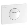 Villeroy and Boch ViConnect White Dual Flush Plate - 92248568 -Toilet Accessories shop 92248568 P