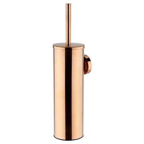 Arezzo Brushed Bronze Wall Mounted Toilet Brush + Holder 3 Arezzo Brushed Bronze Wall Mounted Toilet Brush + Holder