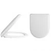 Alaska Luxury D-Shaped Soft Close Top-Fixing Toilet Seat - AL02 2 Alaska Luxury D-Shaped Soft Close Top-Fixing Toilet Seat - AL02 -Toilet Accessories shop AL02 p