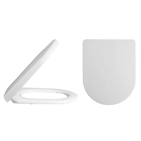 Alaska Luxury D Shaped Toilet Seat Square Edge - AL07 3 Alaska Luxury D Shaped Toilet Seat Square Edge - AL07