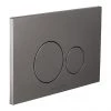 BagnoDesign Aquaeco Anthracite Dual Flush Plate with Round Buttons 2 BagnoDesign Aquaeco Anthracite Dual Flush Plate with Round Buttons -Toilet Accessories shop AQE K5230 K ESG7 P