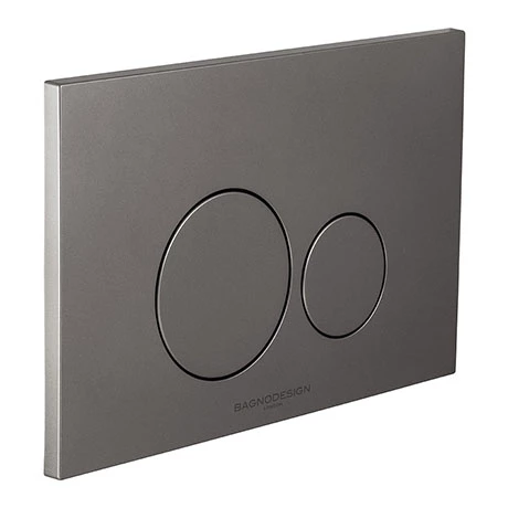 BagnoDesign Aquaeco Anthracite Dual Flush Plate with Round Buttons 3 BagnoDesign Aquaeco Anthracite Dual Flush Plate with Round Buttons