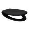 Arezzo Matt Black Soft Close Toilet Seat -Toilet Accessories shop AZ BLK TS p