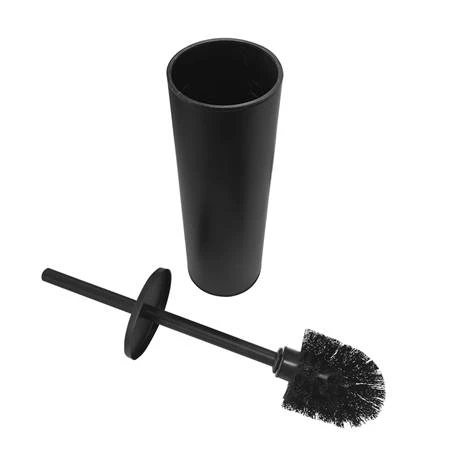 Arezzo Matt Black Toilet Brush Holder 4 Arezzo Matt Black Toilet Brush Holder - Image 2