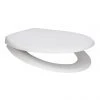 Arezzo Matt White Soft Close Toilet Seat -Toilet Accessories shop AZ WHT TS p