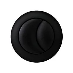 Arezzo Matt Black Cistern Flush Button - 48mm Hole -Toilet Accessories shop AZCFBMB d1 460 1