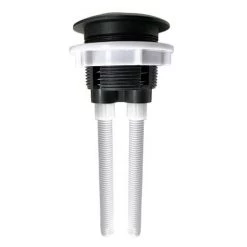 Arezzo Matt Black Cistern Flush Button - 38mm Hole -Toilet Accessories shop AZCFBMB d2 460