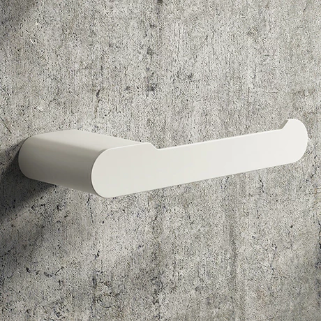 Arezzo Matt White Toilet Roll Holder 3 Arezzo Matt White Toilet Roll Holder
