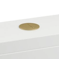Arezzo Brushed Brass Cistern Flush Button - 38mm Hole