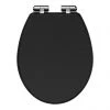 Carlton Soft Close Toilet Seat with Chrome Hinges - Various Colour Options