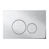 Crosswater Central Chrome Dual Flush Plate - CEFLUSHC+ 2 Crosswater Central Chrome Dual Flush Plate - CEFLUSHC+ -Toilet Accessories shop CEFLUSHC PN