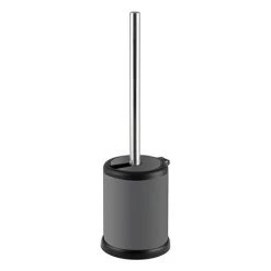 Cruze Grey Freestanding Toilet Brush & Holder
