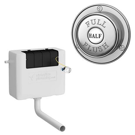 Chatsworth Premium Traditional Dual Flush Concealed Cistern 3 Chatsworth Premium Traditional Dual Flush Concealed Cistern