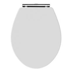 Carlton White Wooden Soft Close Toilet Seat