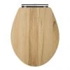 Carlton Natural Walnut Wooden Soft Close Toilet Seat -Toilet Accessories shop CTS599 p
