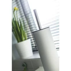 Cruze White Toilet Brush & Holder -Toilet Accessories shop CWTBH D2 460