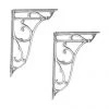 Hudson Reed Ornate Cistern Brackets - Chrome - FA322 -Toilet Accessories shop Chrome Ornate Cistern Brackets Medium