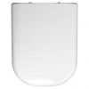 Twyford E500 Round Top Fix Toilet Seat and Cover 1 Twyford E500 Round Top Fix Toilet Seat and Cover -Toilet Accessories shop E57851WH P