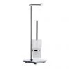 Smedbo Outline Lite Square Freestanding Toilet Brush and Roll Holder - FK603 -Toilet Accessories shop FK603 P