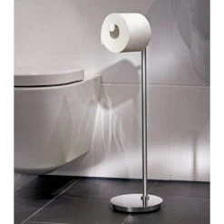Smedbo Outline Lite Round Freestanding Toilet Roll Holder - FK606 -Toilet Accessories shop FK606 D1 460
