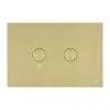 JTP Brushed Brass Steel Pneumatic Flush Plate -Toilet Accessories shop FPBBR n p