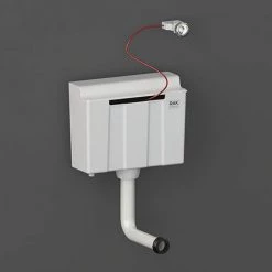 RAK Ecofix Bottom Inlet Concealed Cistern with Cable Operated Push Button - FS12SRAKBI