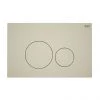 RAK Ecofix Matt Greige Dual Flush Plate with Round Buttons