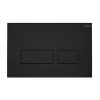 RAK Ecofix Matt Black Dual Flush Plate with Rectangular Buttons -Toilet Accessories shop FSRAKPPL006504 P1