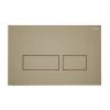 RAK Ecofix Matt Cappuccino Dual Flush Plate with Rectangular Buttons -Toilet Accessories shop FSRAKPPL006514 P