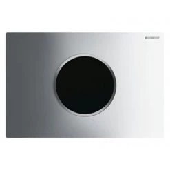 Geberit Sigma 10 Gloss Chrome + Matt Chrome Touchless Automatic Flush for UP320 Cistern