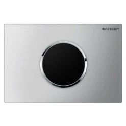 Geberit Sigma10 Matt + Gloss Chrome Touchless Automatic Flush for UP320 Cistern