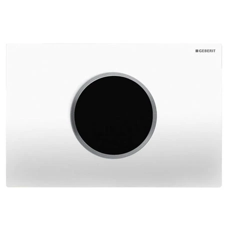 Geberit Sigma10 White + Matt Chrome Touchless Automatic Flush for UP320 Cistern 3 Geberit Sigma10 White + Matt Chrome Touchless Automatic Flush for UP320 Cistern
