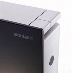 Geberit - Monolith WC Unit & Cistern for Floorstanding WC's - Black/Aluminium -Toilet Accessories shop Geberit Monolith WC Unit Cistern for Floorstanding WCs Black d3 375