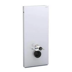 Geberit - Monolith WC Frame & Cistern for Wall Hung WC's - White/Aluminium -Toilet Accessories shop Geberit Monolith for Wall Hung WCs White d2 375
