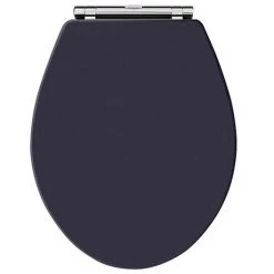 Old London Twilight Blue Wooden Soft Close Seat For Richmond Toilets - LOS399