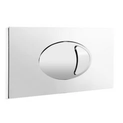 Cruze Large Chrome Push Button Plate