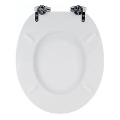 Chatsworth White Soft Close Toilet Seat -Toilet Accessories shop MSC020 detail2 460 1