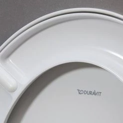 Duravit No.1 Soft Close Toilet Seat - 0021390000 -Toilet Accessories shop N1CC63SS D4 460