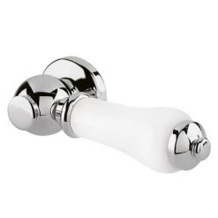 Old London Chrome Ceramic WC Lever - LDA001