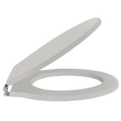 Old London - Stone Grey Soft Close Toilet Seat (For Chancery Toilets) - NLS498 -Toilet Accessories shop Old London Stone Grey Toilet Seat For Chancery Toilets NLS498 d1 460