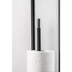 Croydex Matt Black & Chrome Multi-Function Toilet Butler - PA810041 13 Croydex Matt Black & Chrome Multi-Function Toilet Butler - PA810041 -Toilet Accessories shop PA810041 D3 460