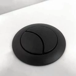 Arezzo Matt Black Push Button for Close Coupled Cisterns -Toilet Accessories shop PB02 MB d3 460