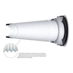 Viva Long Slinky-Fit Flexible WC Pan Connector (300 - 700mm) -Toilet Accessories shop PP0002 D3 460 1
