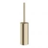 Crosswater MPRO Toilet Brush Holder - Brushed Brass - PRO025F -Toilet Accessories shop PRO025F P