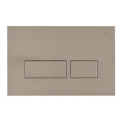 Crosswater MPRO Stainless Steel Effect Dual Flush Plate - PROFLUSHV+