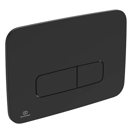 Ideal Standard Oleas M3 Matt Black Mechanical Dual Flush Plate - R0123A6 3 Ideal Standard Oleas M3 Matt Black Mechanical Dual Flush Plate - R0123A6