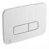 Ideal Standard Oleas P3 Matt Chrome Pneumatic Dual Flush Plate - R0124JG -Toilet Accessories shop R0123JG P