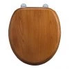 Burlington Bar Hinged Golden Oak Toilet Seat - S11 1 Burlington Bar Hinged Golden Oak Toilet Seat - S11 -Toilet Accessories shop S11 P