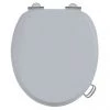Burlington Soft Close Toilet Seat with Chrome Hinges and Handles - Classic Grey 2 Burlington Soft Close Toilet Seat with Chrome Hinges and Handles - Classic Grey -Toilet Accessories shop S46 A51CHR P